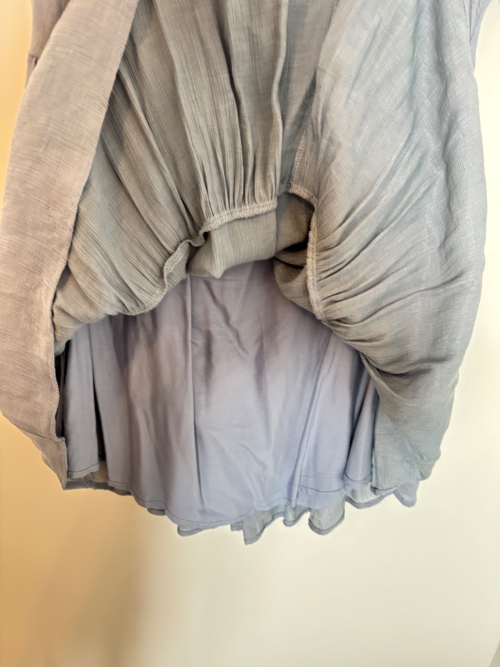 Blu Ivy Dress Tiered Ruffle Short Sleeve Small Blue NWT - Picture 10 of 12